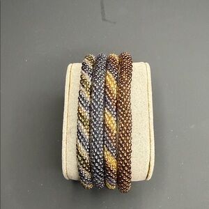 Set of 4 Sashka Co. Beaded Bracelet Set